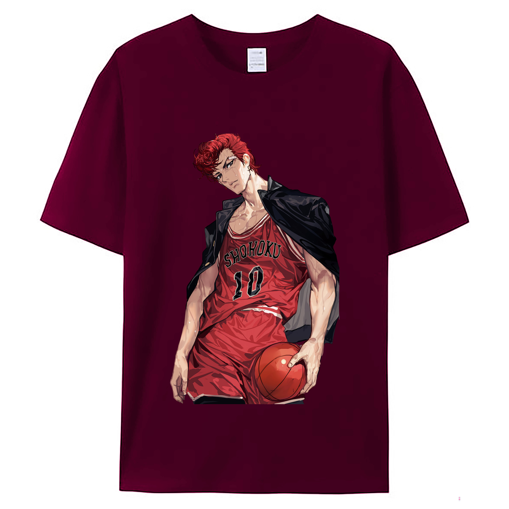 （画像用） SLAM DUNK／スラムダンク レディースカジュアルプリントTシャツ（綿100％）